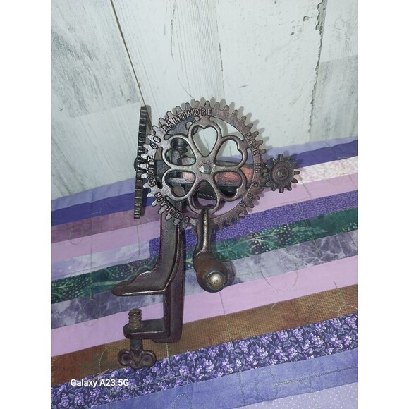Vintage Apple Peeler Sinclare and Scott Co. Baltimore U.S.A. 5 Gear - Picture 1 of 9